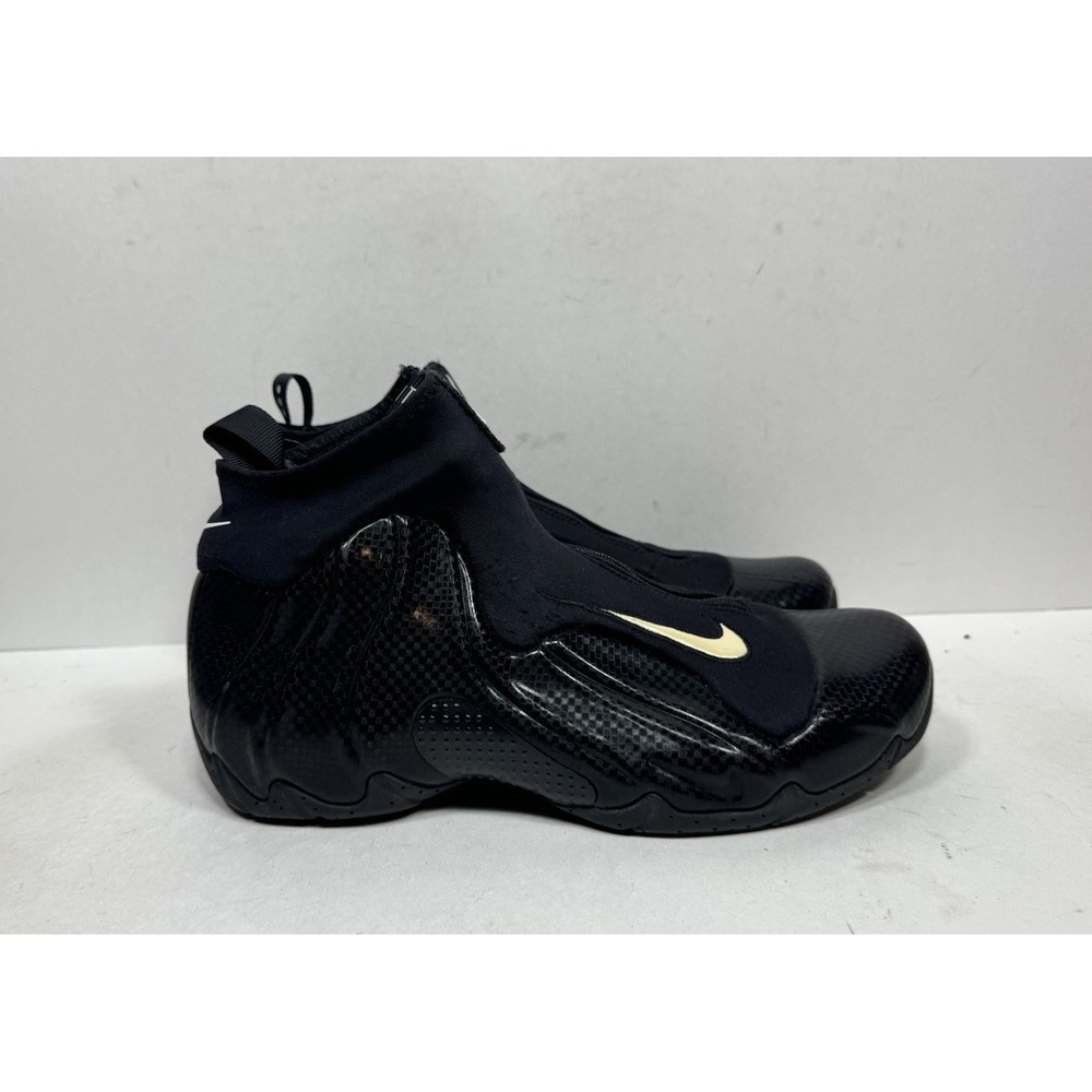 Nike Air Flightposite 2014 Carbon Fiber Men's Size 9 Shoes Black 642307-001